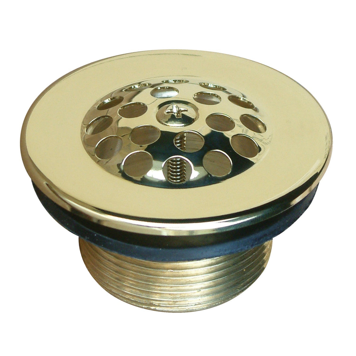 Made To Match DTL202 Brass Tub Strainer Drain, Polished Brass