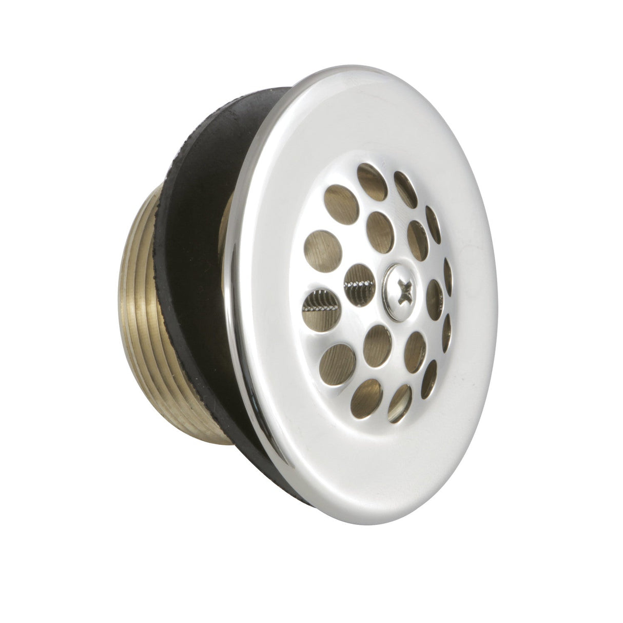 Made To Match DTL206 Brass Tub Strainer Drain, Polished Nickel