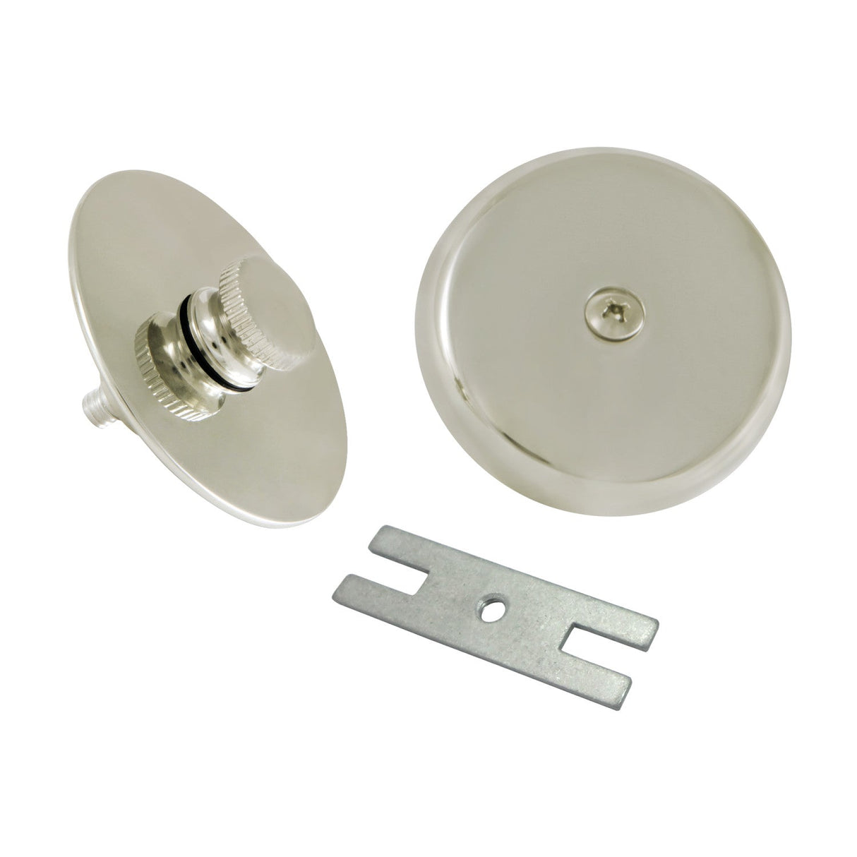 Trimscape DTL5303A6 Zinc Alloy Lift and Turn Tub Drain Replacement Trim Kit, Polished Nickel