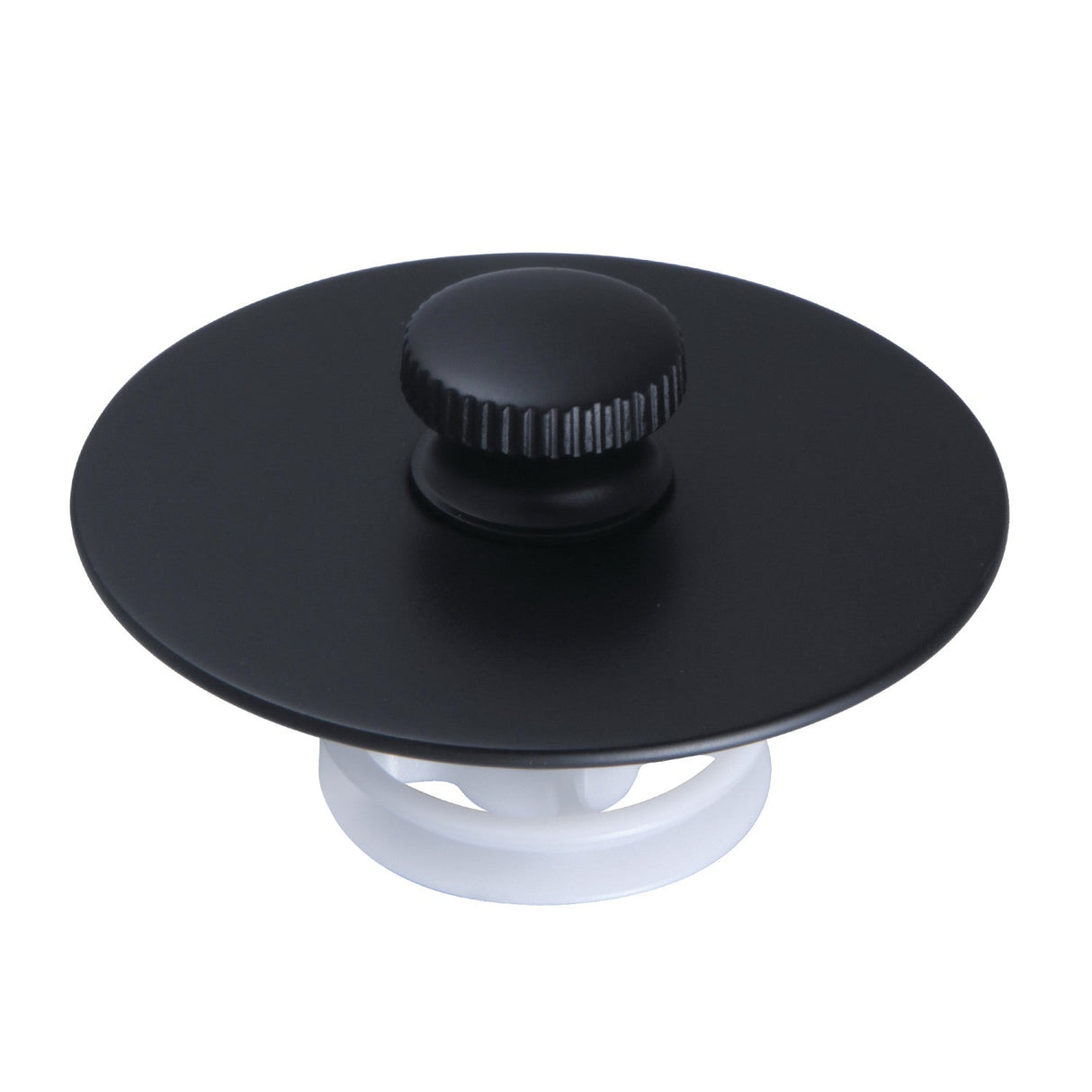 Trimscape DTL5304A0 Universal Cover-Up Tub Drain Stopper, Matte Black