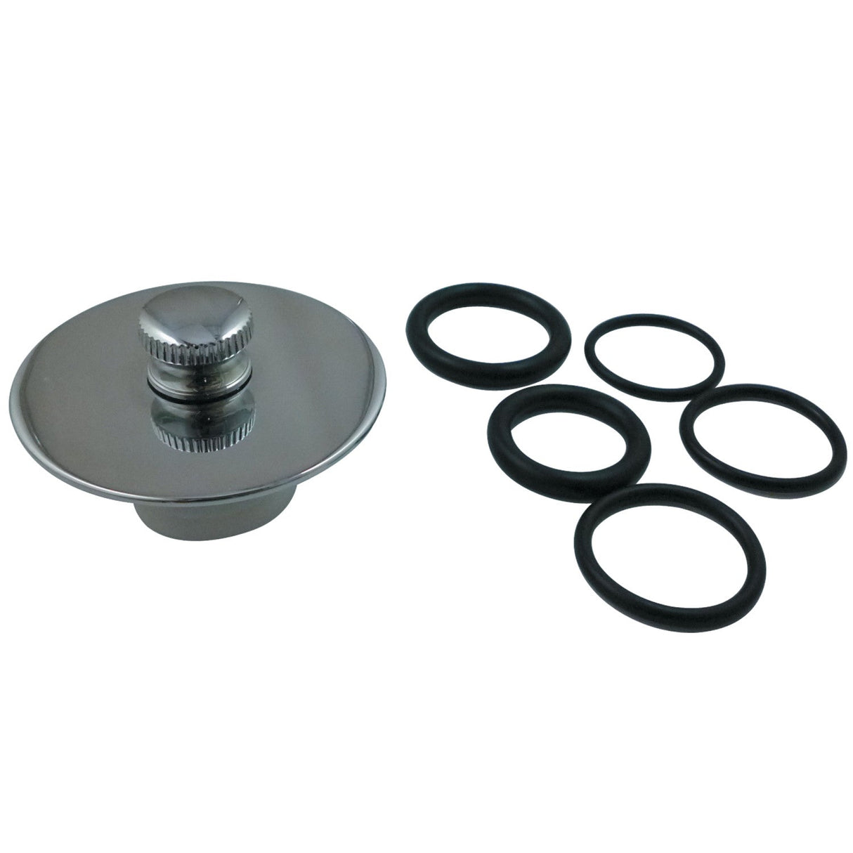 Trimscape DTL5304A1 Universal Cover-Up Tub Drain Stopper, Polished Chrome