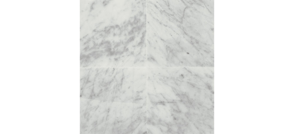 Daltile Marble Carrara White Square 12x12 Honed Stone Tile