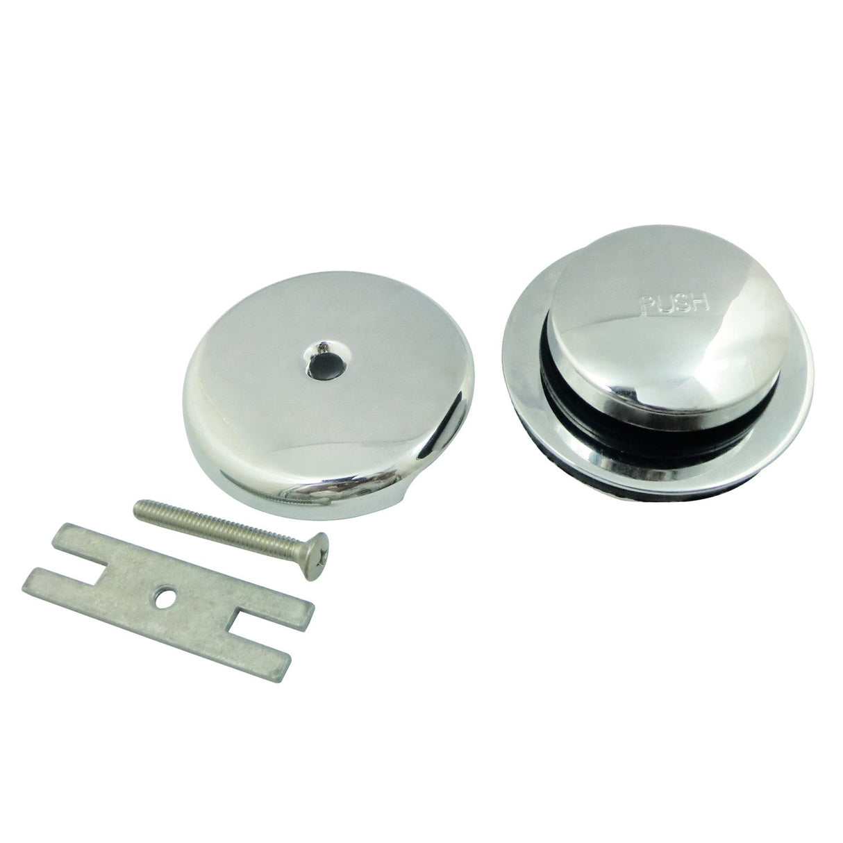 Trimscape DTT5302A1 Zinc Alloy Alloy Toe Touch Tub Drain Conversion Kit, Polished Chrome