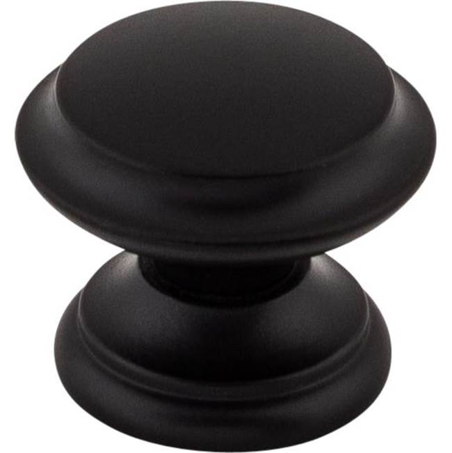 Top Knobs M1230 Flat Top Knob 1 3/8" - Flat Black