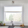 Dymo chex white 12x36 glossy ceramic wall tile NDYMCHEWHI1236 N product shot multiple tiles angle view #Size_12"x36"