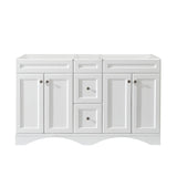 Virtu USA Talisa 60" Cabinet Only in White - Luxe Bathroom Vanities Luxury Bathroom Fixtures Bathroom Furniture
