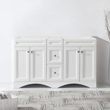 Virtu USA Talisa 60" Double Cabinet in White