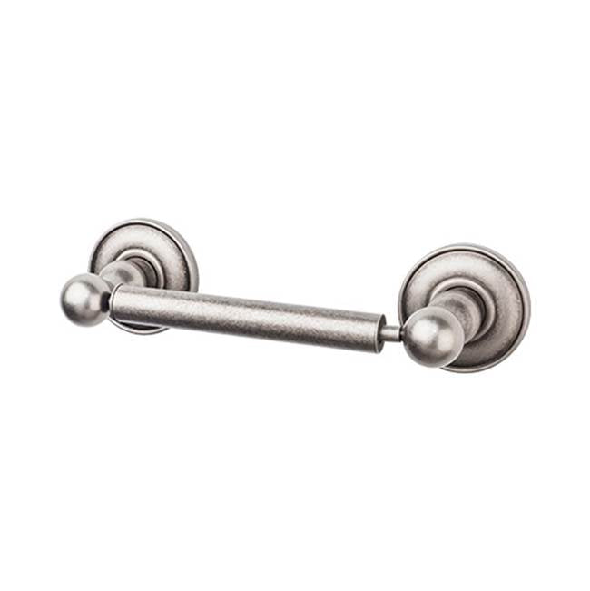 Top Knobs ED3D Edwardian Bath Tissue Holder   - Plain Backplate - Antique Pewter
