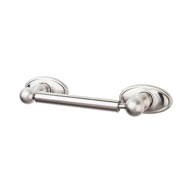 Top Knobs ED3C Edwardian Bath Tissue Holder   - Oval Backplate - Brushed Satin Nickel