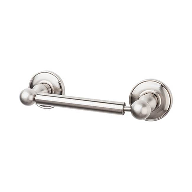 Top Knobs ED3D Edwardian Bath Tissue Holder   - Plain Backplate - Brushed Satin Nickel