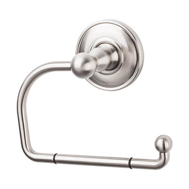 Top Knobs ED4D Edwardian Bath Tissue Hook  - Plain Backplate - Brushed Satin Nickel