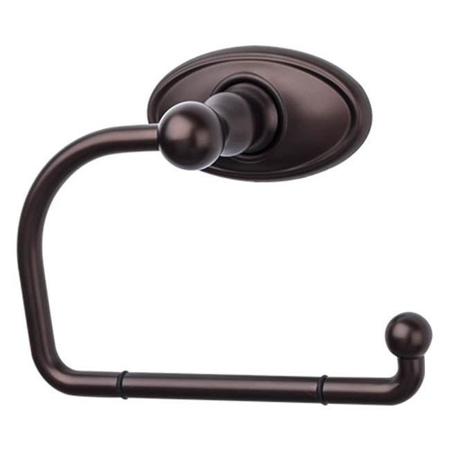 Top Knobs ED4C Edwardian Bath Tissue Hook  - Oval Backplate - Oil Rubbed Bronze