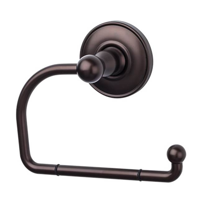 Top Knobs ED4D Edwardian Bath Tissue Hook  - Plain Backplate - Oil Rubbed Bronze