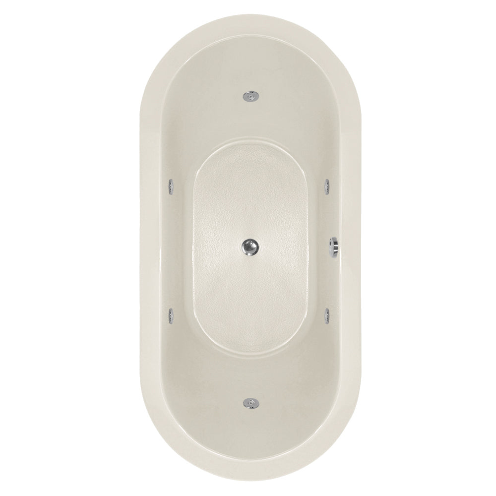 Hydro Systems ELL6632ACO-BON ELLE 6632 AC W/COMBO SYSTEM-BONE