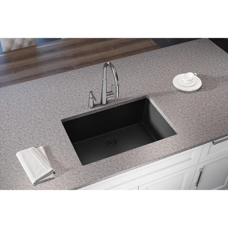 Elkay Quartz Luxe 33" Undermount Single Basin Quartz Composite Kitchen Sink