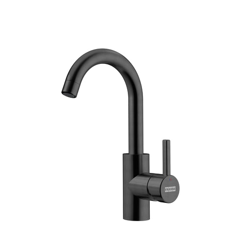 FRANKE EOS-BR-IBK Eos Neo 11.25-inch Single Handle Swivel Spout Bar Faucet in industrial Black In Industrial Black