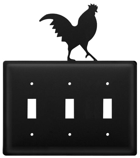 Triple Rooster Triple Switch Cover