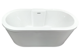 Hydro Systems EVE6632ATO-WHI EVELINE 6632 AC TUB ONLY - WHITE