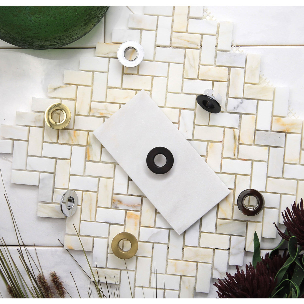 Made To Match EVF1115 Sink Overflow Hole Cover Ring, Oil Rubbed Bronze