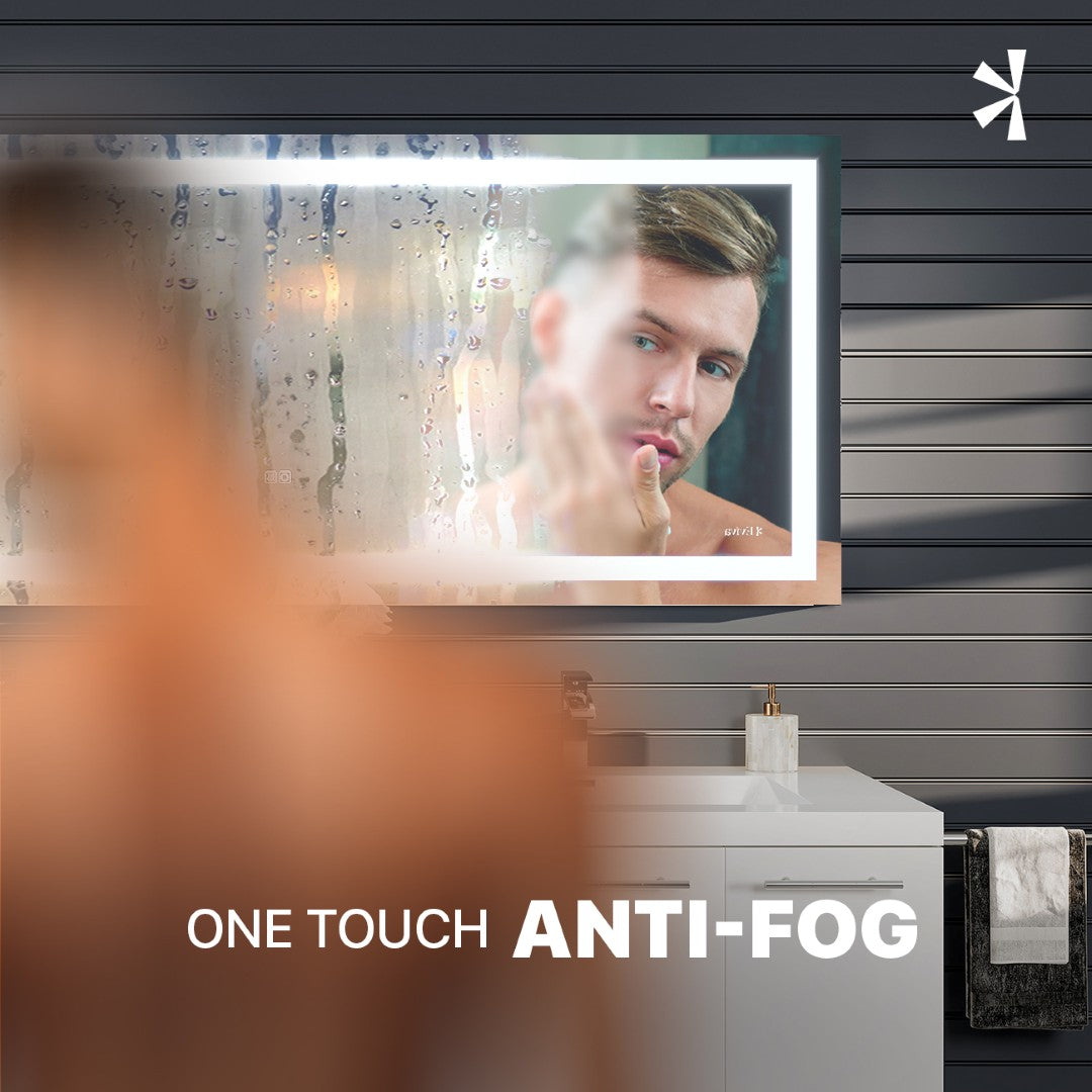 Eviva Lite 60" x 30" Rectangular Frameless Mirror