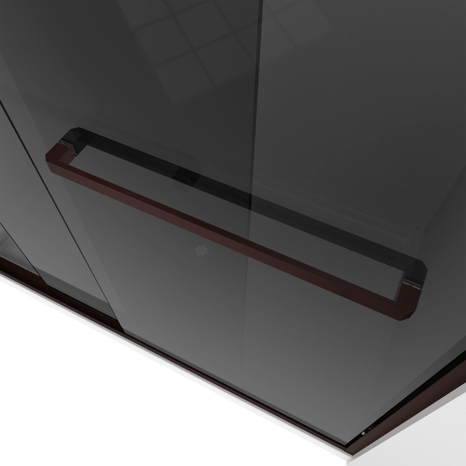 DreamLine Encore 56-60 in. W x 76 in. H Semi-Frameless Bypass Sliding Shower Door in Oil Rubbed Bronze and Gray Glass