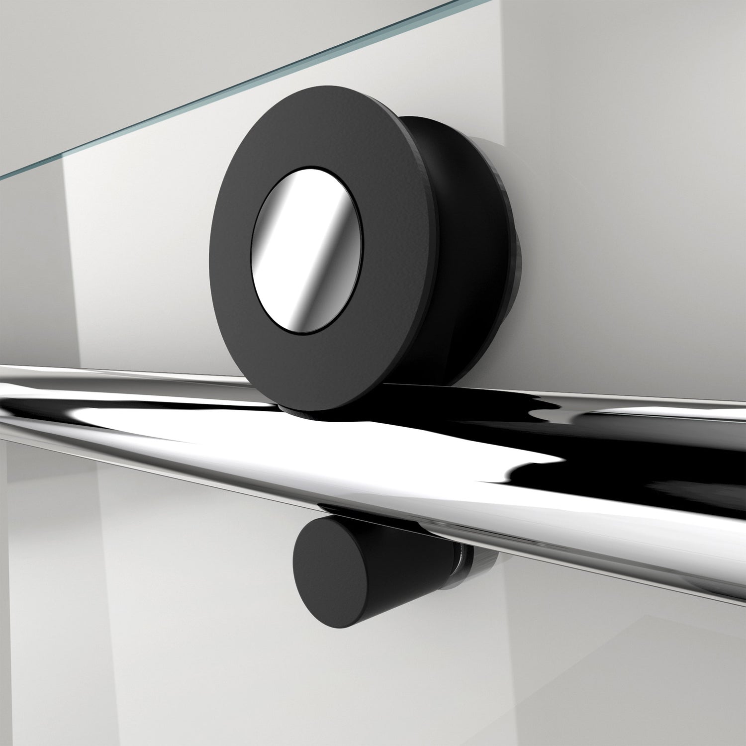 DreamLine Enigma-XT 44-48 in. W x 76 in. H Fully Frameless Sliding Shower Door in Tuxedo Finish