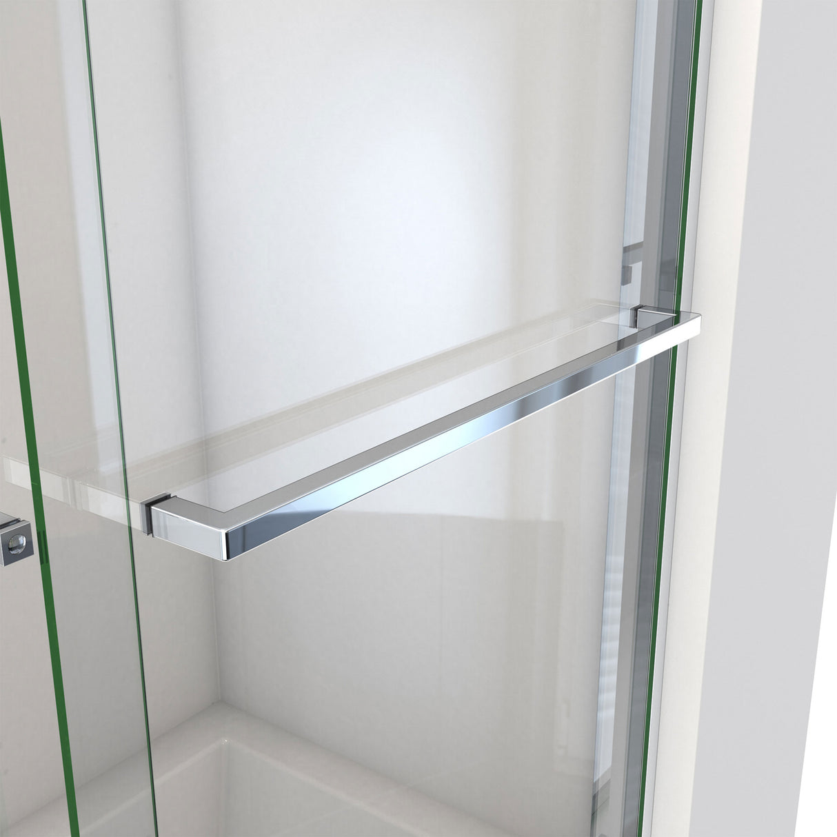 DreamLine Essence-H 56-60 in. W x 60 in. H Semi-Frameless Bypass Tub Door in Chrome