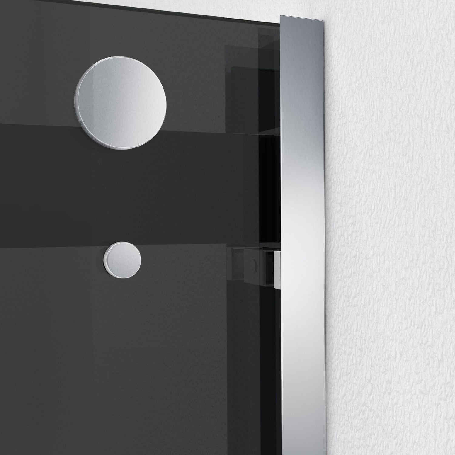 DreamLine Essence-H 44-48 in. W x 76 in. H Semi-Frameless Bypass Shower Door in Chrome and Gray Glass