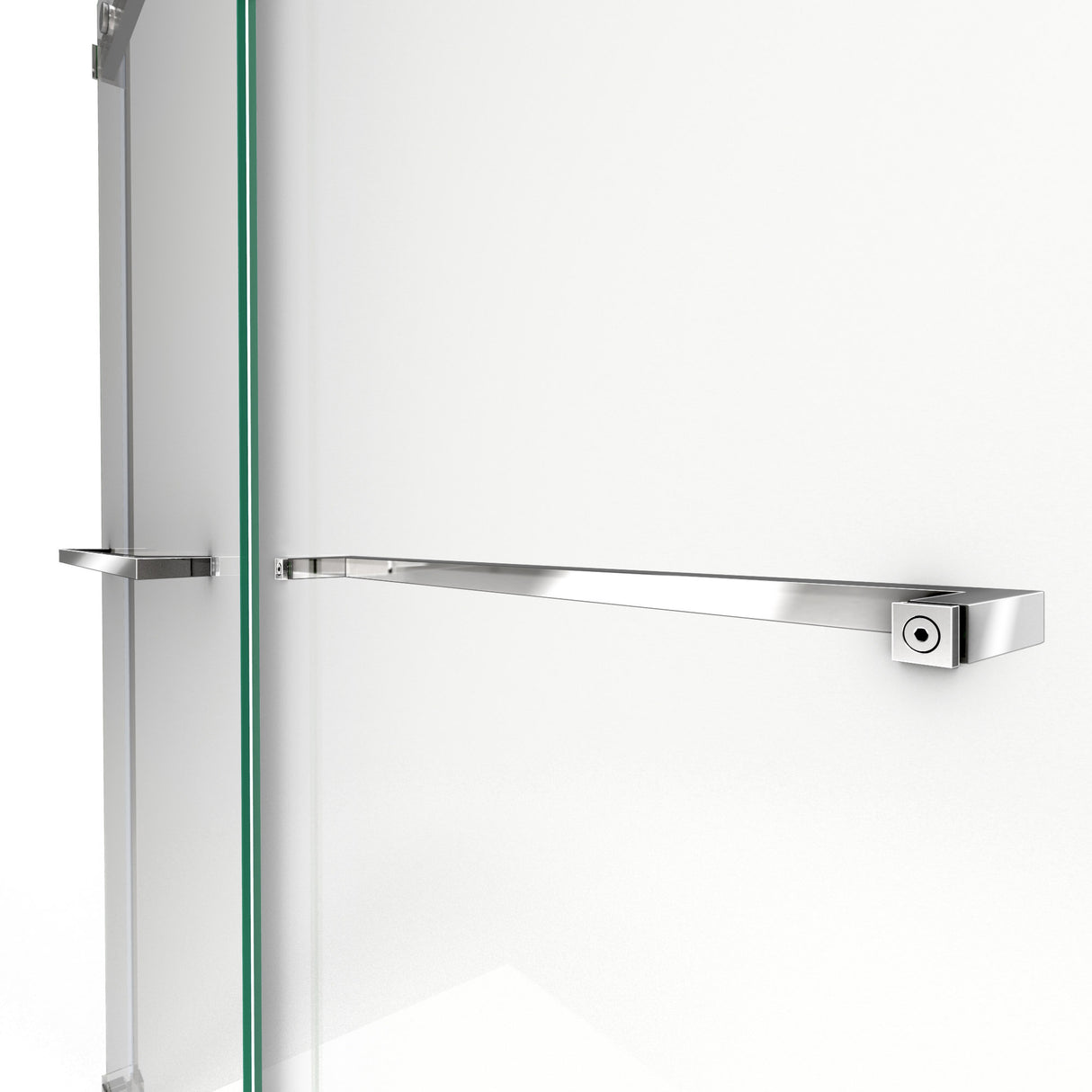 DreamLine Essence-H 56-60 in. W x 76 in. H Semi-Frameless Bypass Shower Door in Chrome