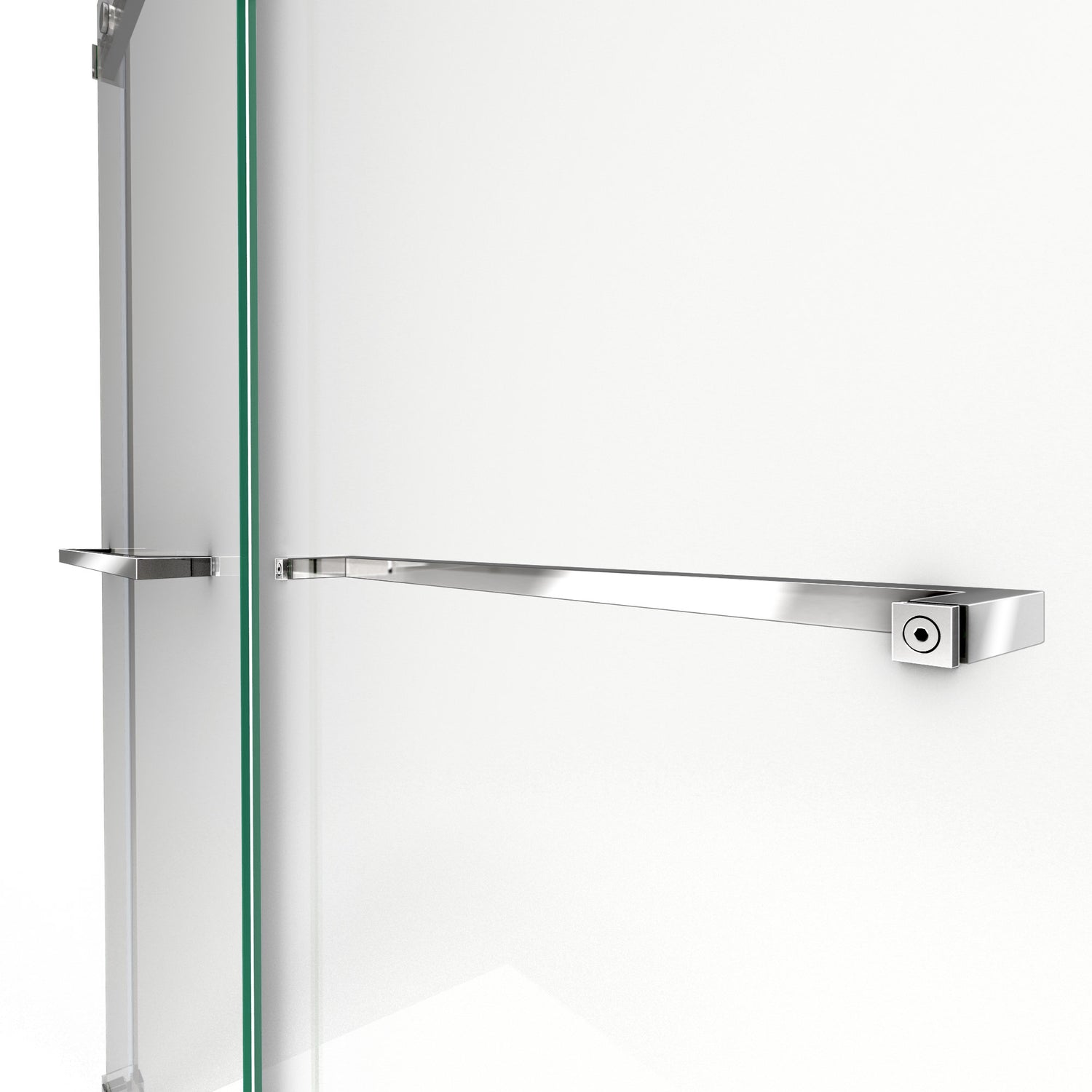 DreamLine Essence-H 44-48 in. W x 76 in. H Semi-Frameless Bypass Shower Door in Chrome