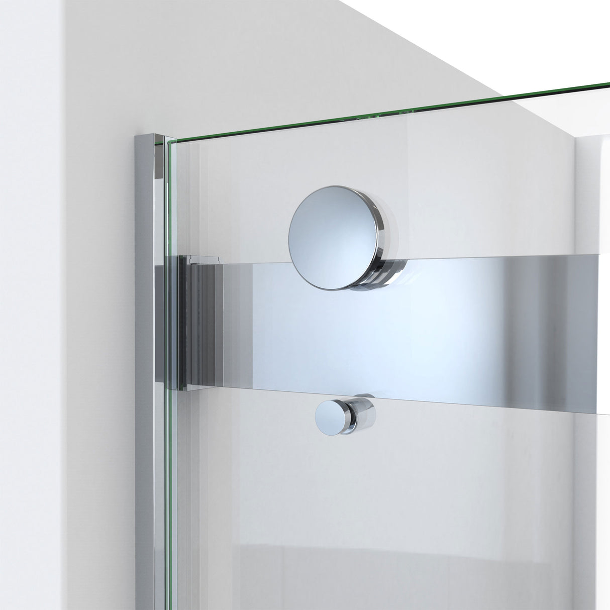 DreamLine Essence 56-60 in. W x 60 in. H Frameless Bypass Tub Door in Chrome