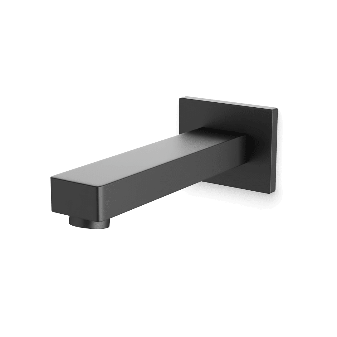Artos Edge Wall Mount Tub Filler in Matte Black – F402-10BK