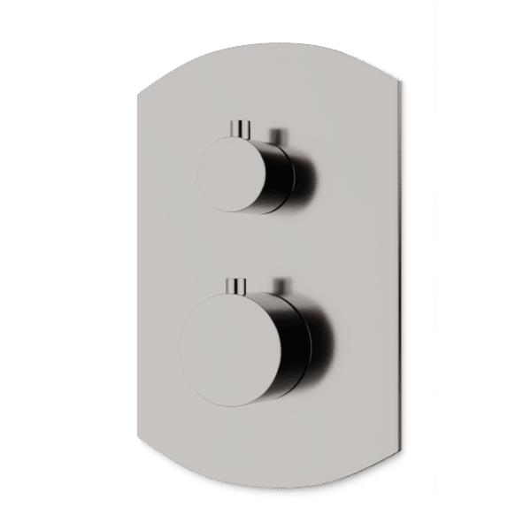 Artos Transitional Thermostat with 3-Way Diverter & Off Position Trim Kit in Brushed Nickel – F903B-56TKBN
