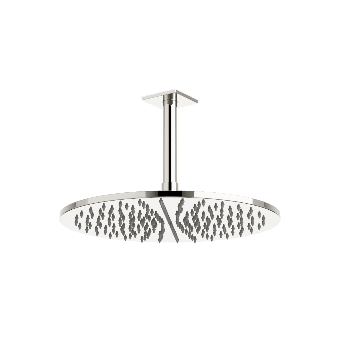 Artos Otella 12" Rain Shower Head on Ceiling Mount Arm Polished Nickel – F907-18/5PN