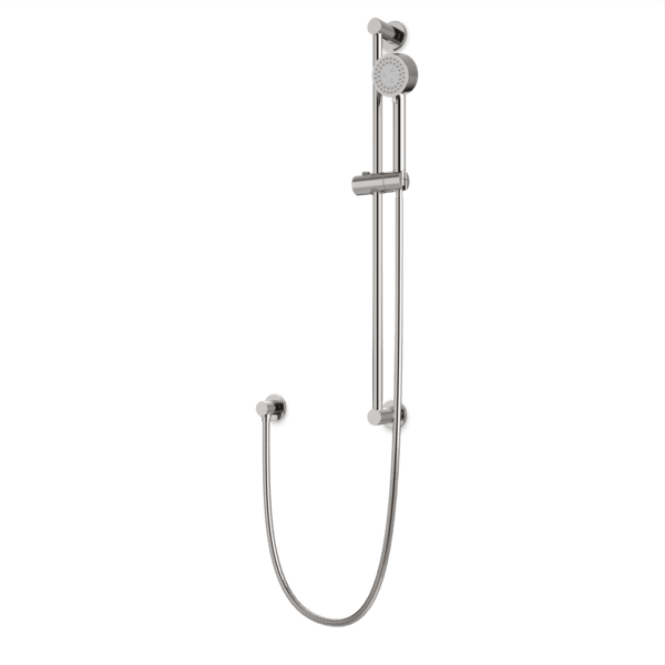Artos Round Multifunction Flexible Hose Slidebar Kit with Separate Water Outlet in Brushed Nickel – F907-83BN