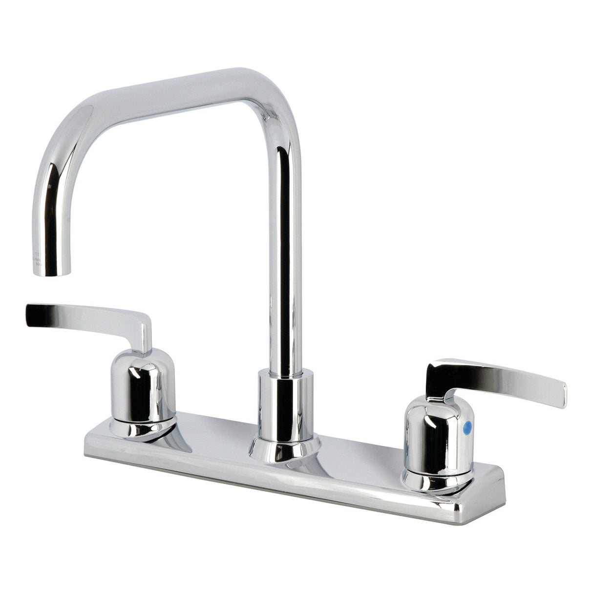 Centurion FB2141EFL Two-Handle 2-Hole Deck Mount 8" Centerset Kitchen Faucet, Polished Chrome