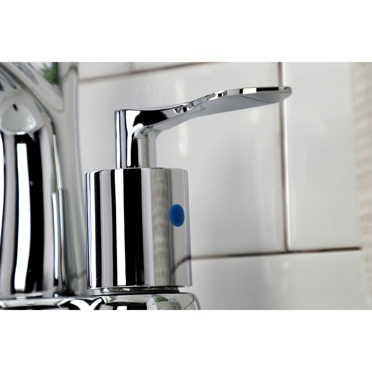 Serena FB7611SVL Two-Handle 3-Hole Deck Mount 4" Centerset Bathroom Faucet with Retail Pop-Up, Polished Chrome