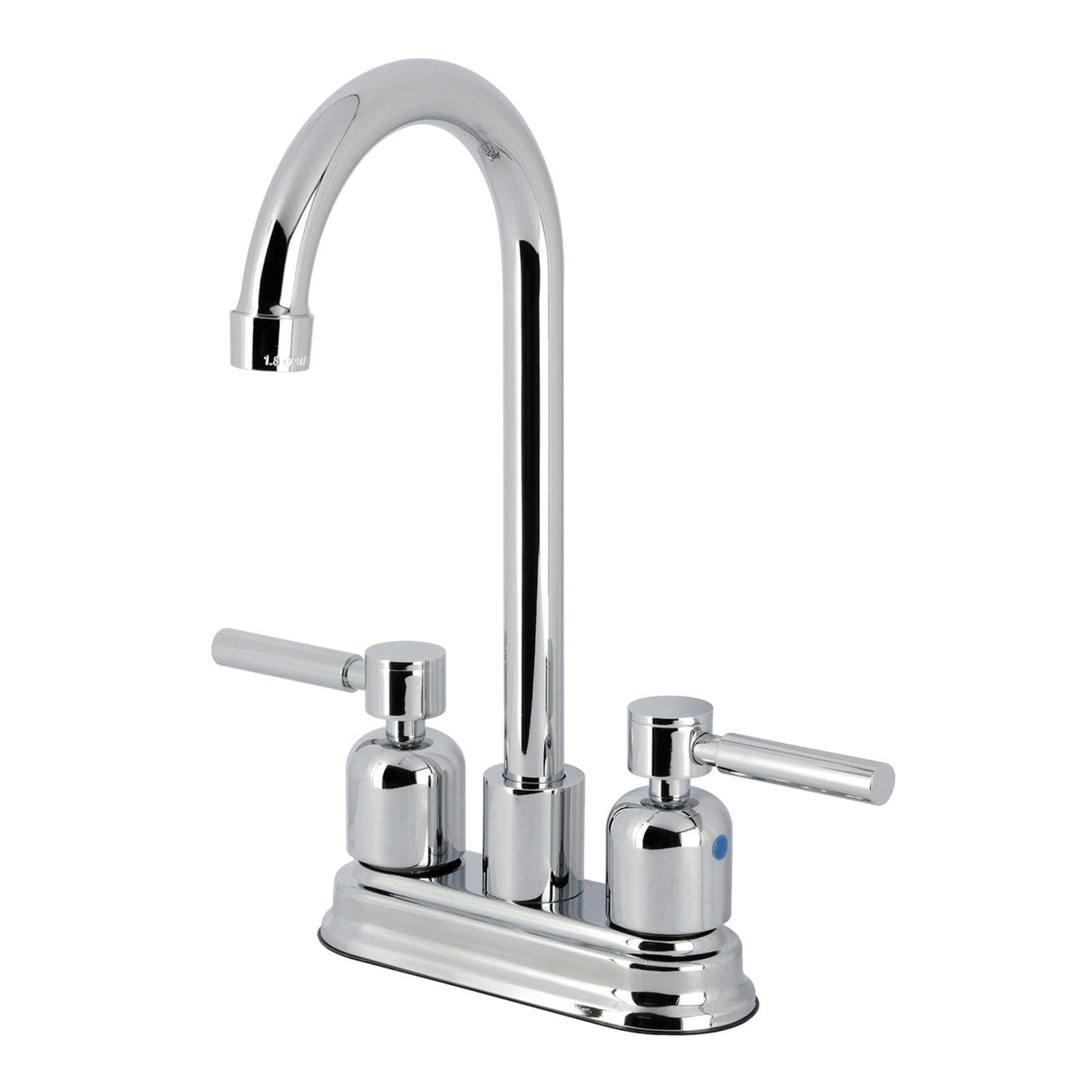 Concord FB8491DL Two-Handle 2-Hole Deck Mount Bar Faucet, Polished Chrome