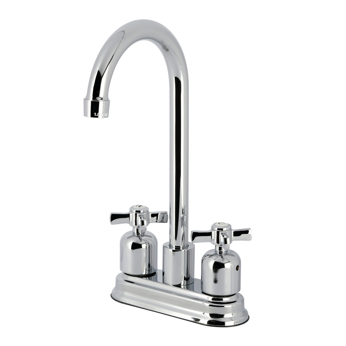 Millennium FB8491ZX Two-Handle 2-Hole Deck Mount Bar Faucet, Polished Chrome