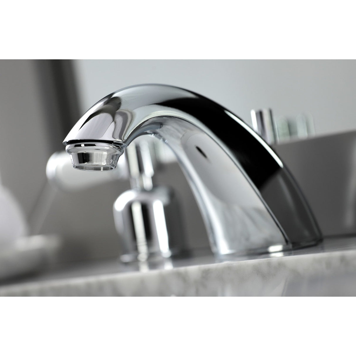Paris FB8951DPL Two-Handle 3-Hole Deck Mount Widespread Bathroom Faucet with Plastic Pop-Up, Polished Chrome