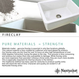 Nantucket Sinks 18 inch Fireclay Round Bar-Prep Sink