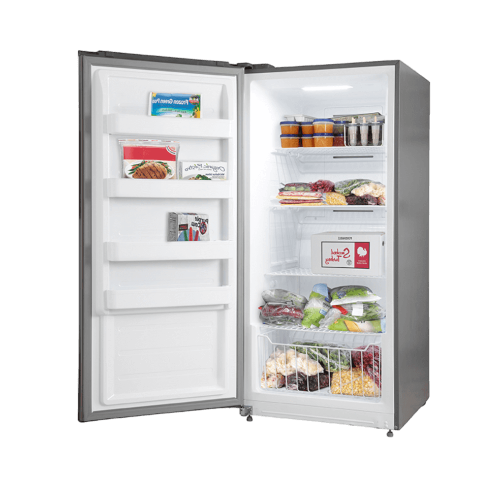 Forno 28-Inch Rizzuto Pro-Style Refrigerator / Freezer with 4-Inch Grill Trim Kit, Left Hinge, 13.8 cu.ft. in Stainless Steel (FFFFD1933-32LS)