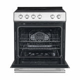 Forno Espresso 2-Piece Appliance Package - 30-Inch Electric Range with 5.0 Cu.Ft. Electric Oven and Under Cabinet Range Hood in Stainless Steel