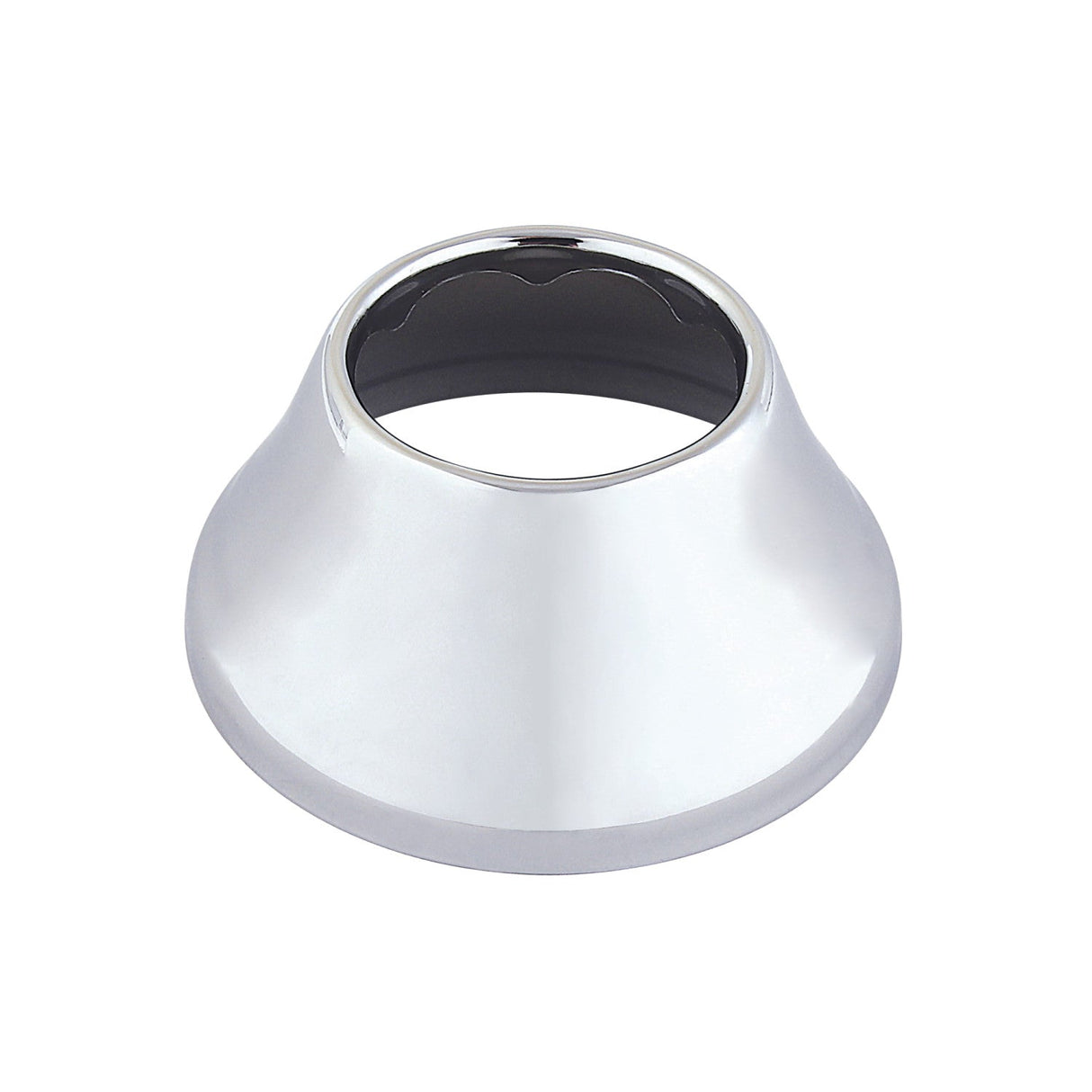 Made To Match FLBELL11431 1-1/4 Inch ID x 3 Inch OD Bell Flange, Polished Chrome