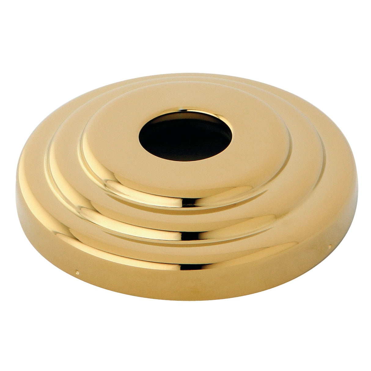 Made To Match FLCLASSIC2 3-1/8 Inch O.D Escutcheon (3/4 Inch Inside Diameter), Polished Brass