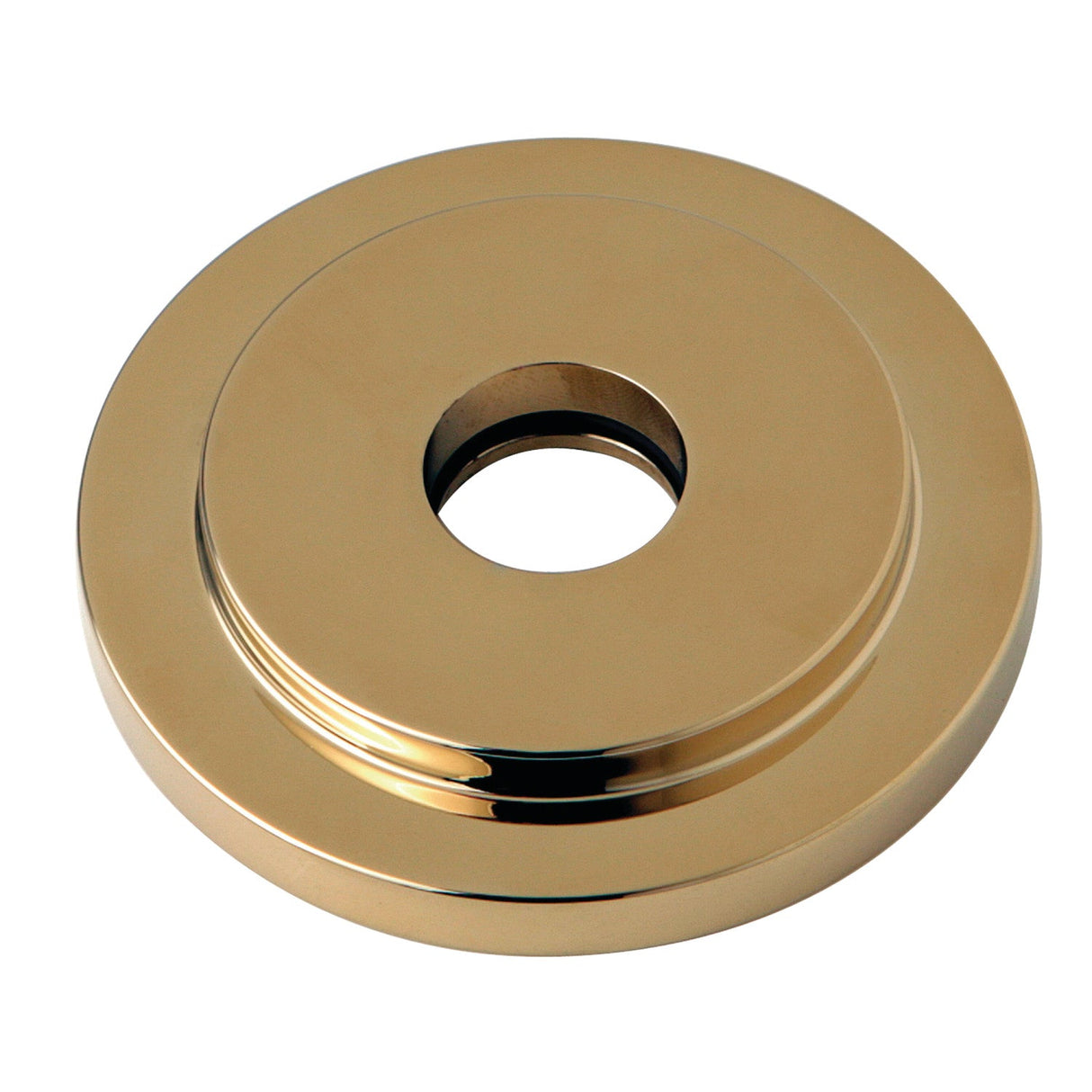 Manhattan FLEURO2 Round Shower Arm Flange, Polished Brass
