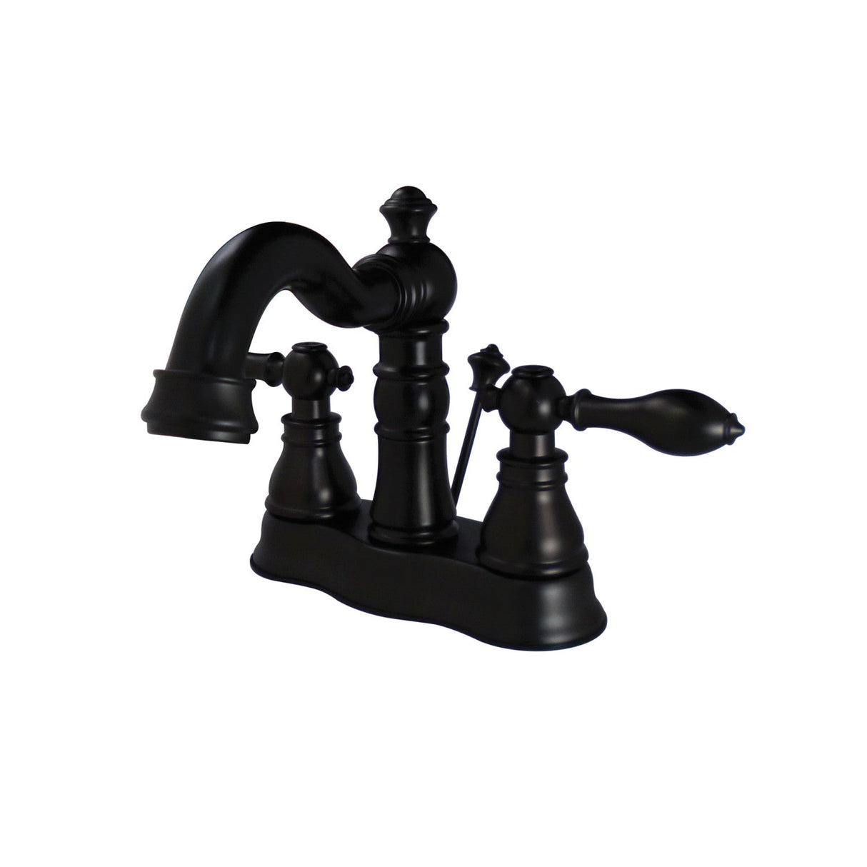 American Classic FSC1605ACL Two-Handle 3-Hole Deck Mount 4" Centerset Bathroom Faucet with Pop-Up Drain, Oil Rubbed Bronze