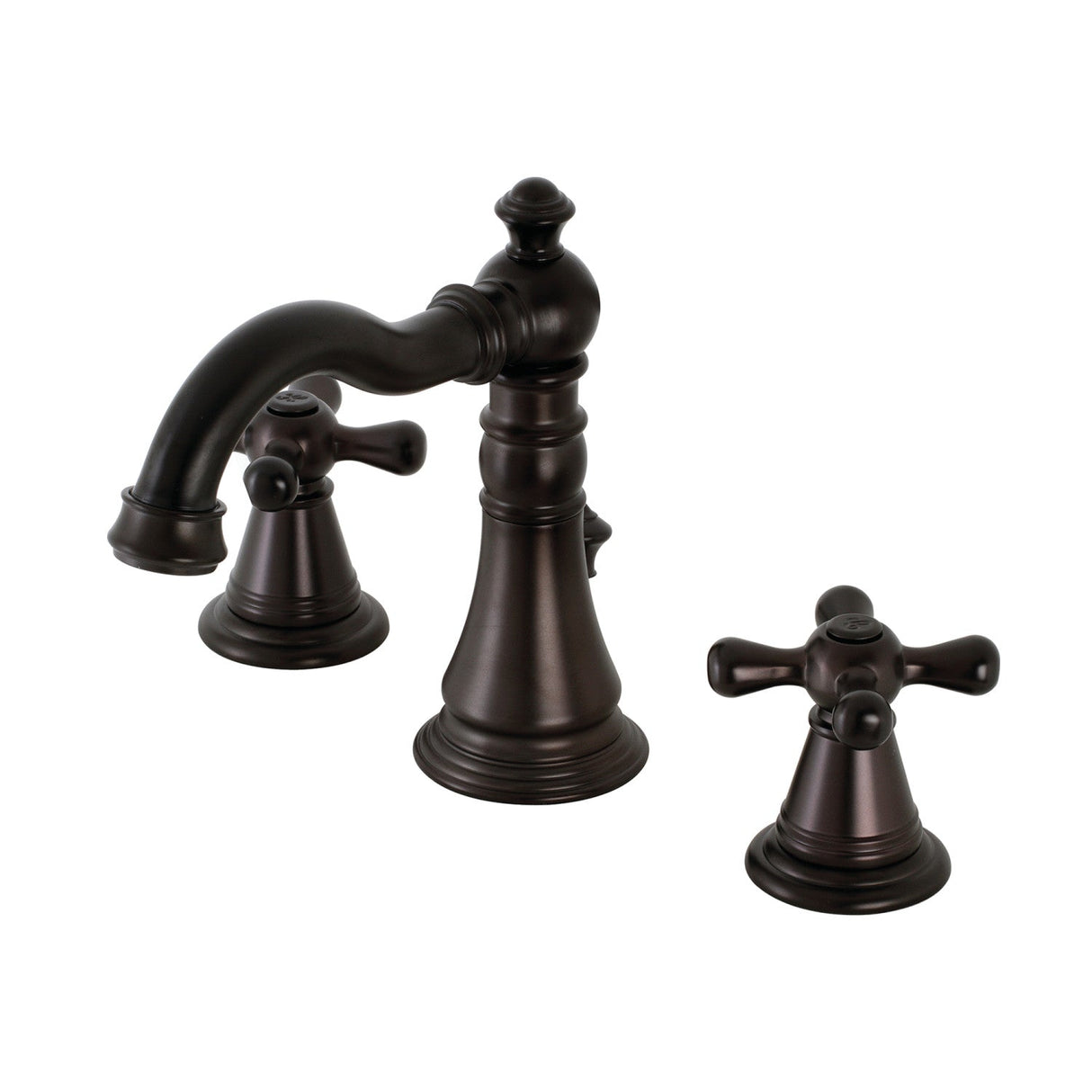 American Classic FSC1975AAX Two-Handle 3-Hole Deck Mount Widespread Bathroom Faucet with Pop-Up Drain, Oil Rubbed Bronze