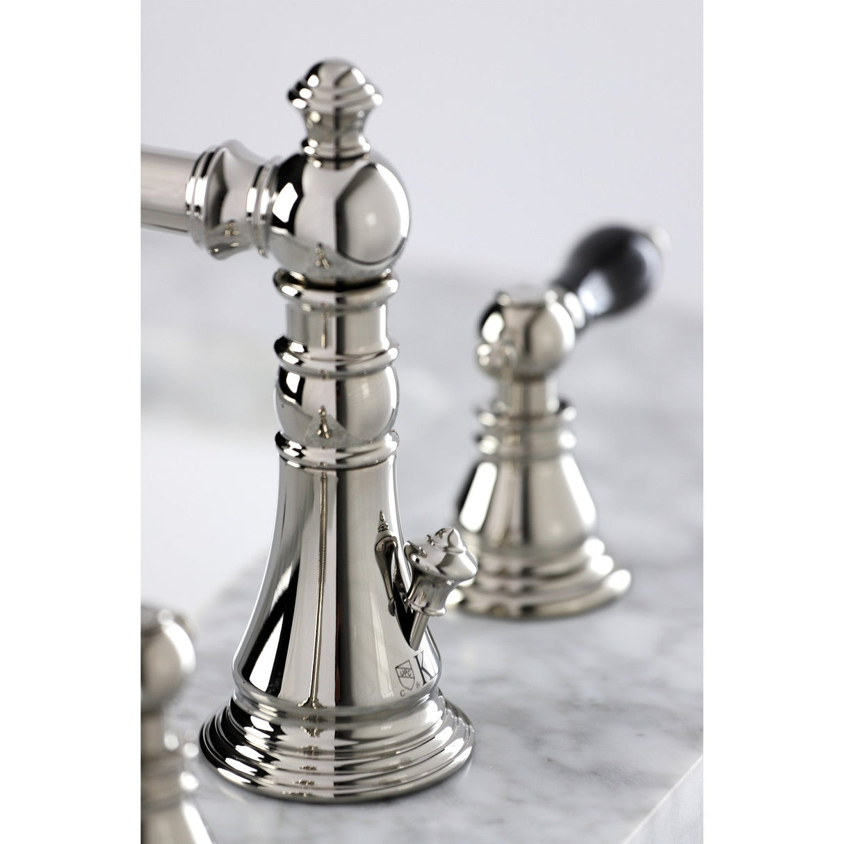 Duchess FSC1979AKL Two-Handle 3-Hole Deck Mount Widespread Bathroom Faucet with Brass Pop-Up, Polished Nickel