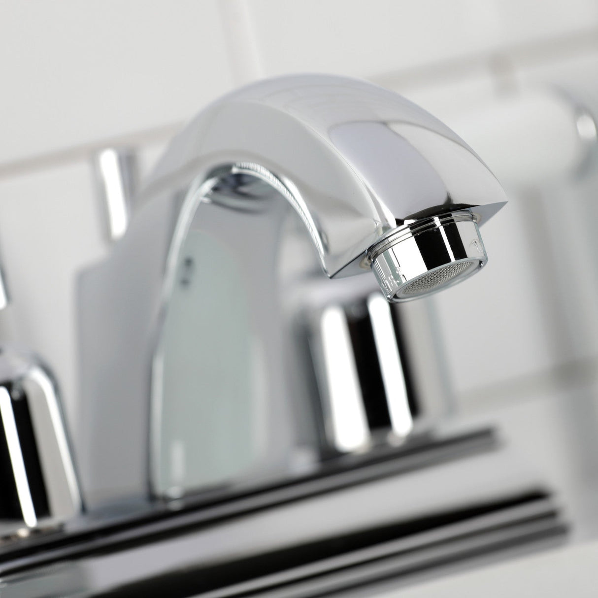 Paris FSC4641DPL Two-Handle 3-Hole Deck Mount 4" Centerset Bathroom Faucet with Pop-Up Drain, Polished Chrome